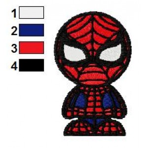 Funny SpiderMan Embroidery Design
